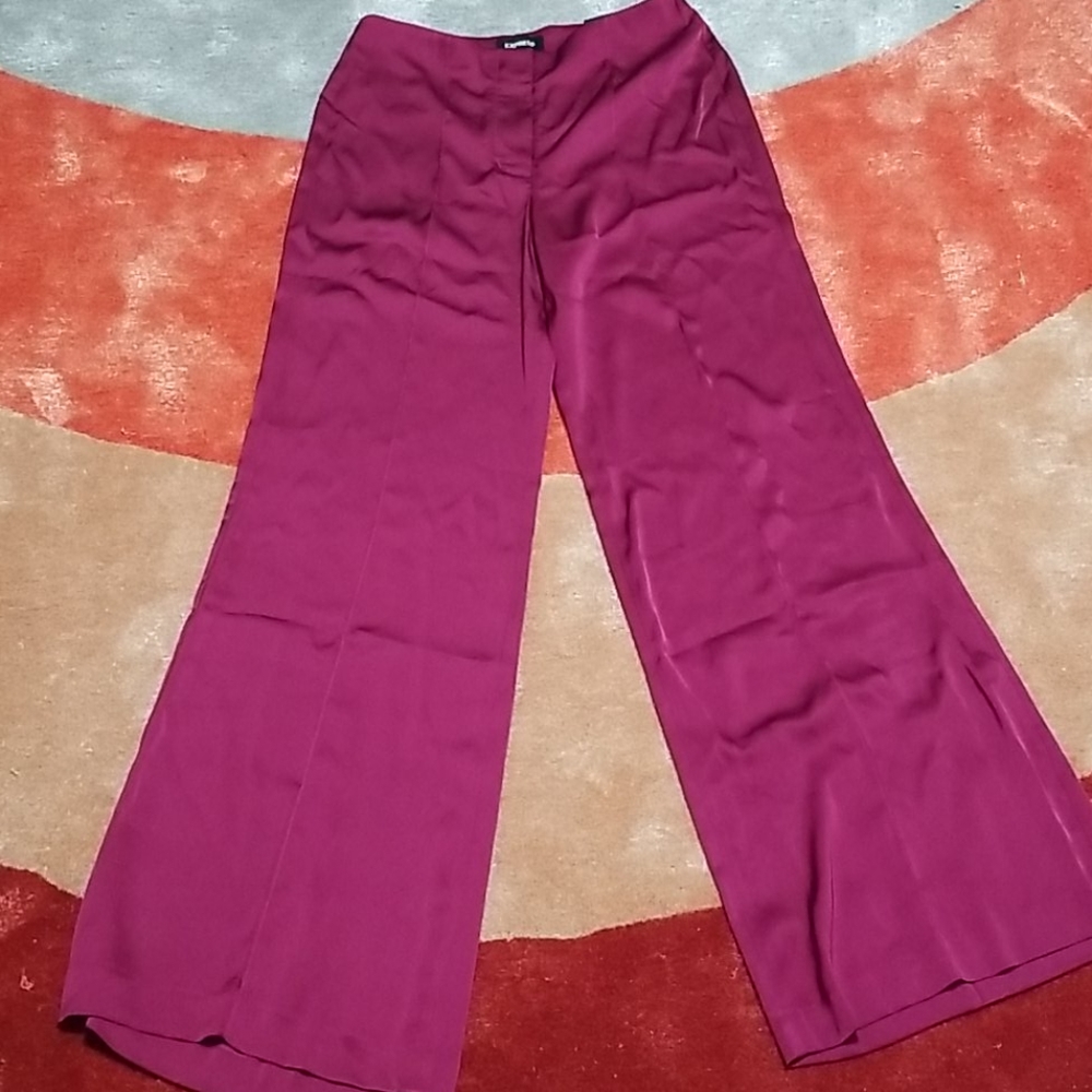 Express wine wide leg